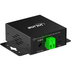 InLine USB 3.2 Industrie-Hub (USB-C, 4 Ports), Dockingstation + USB Hub, Schwarz
