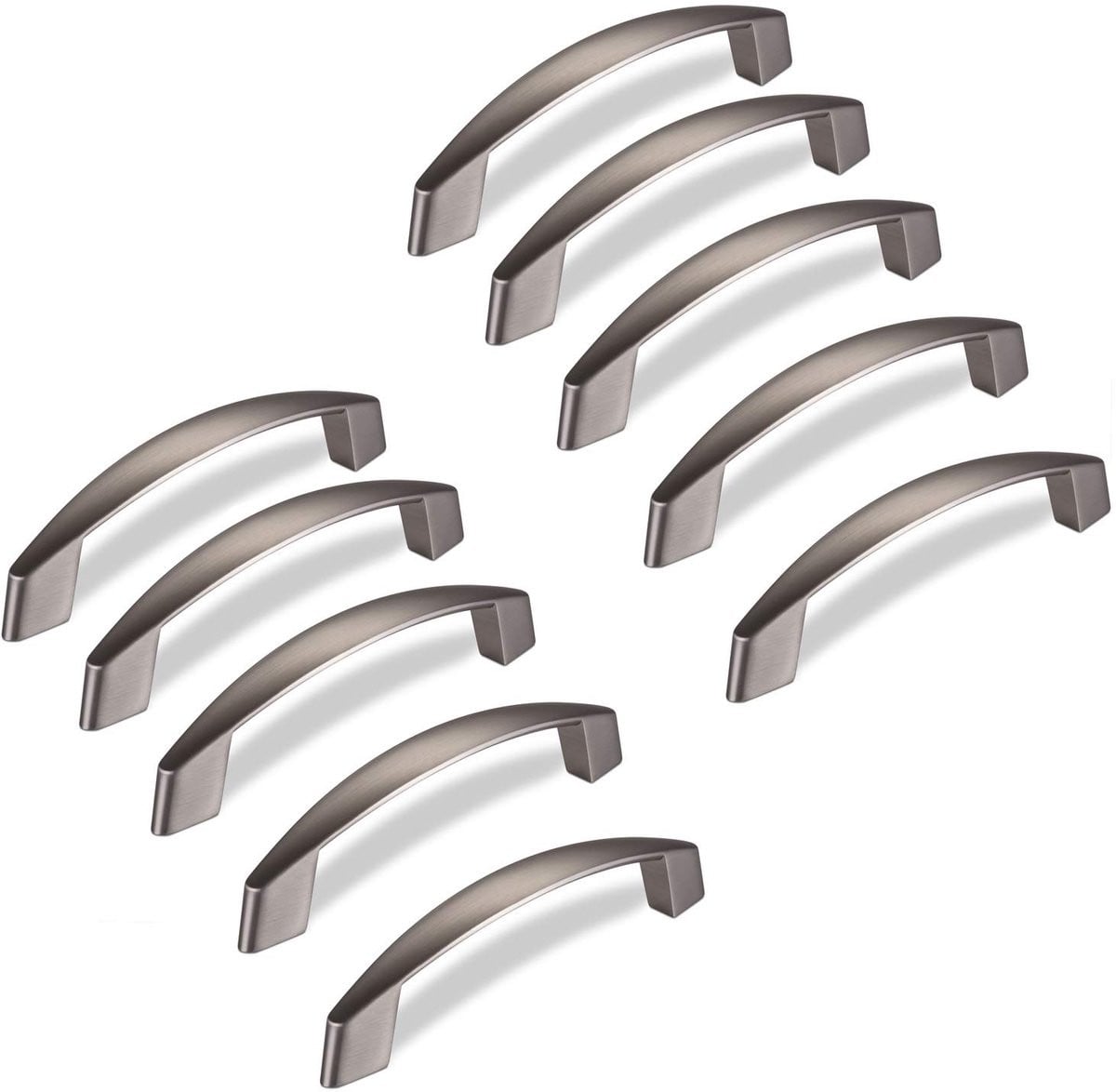 10x SOTECH Meubelgreep THEA Beugelhandgreep, RVS-optiek mat, Boorgatafstand 128 mm
