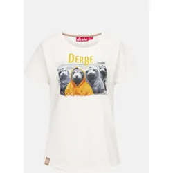 Derbe T-Shirt Robbentour Damen Weiß