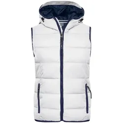 Damen Maritime Weste "JN1075" - XL - white/navy