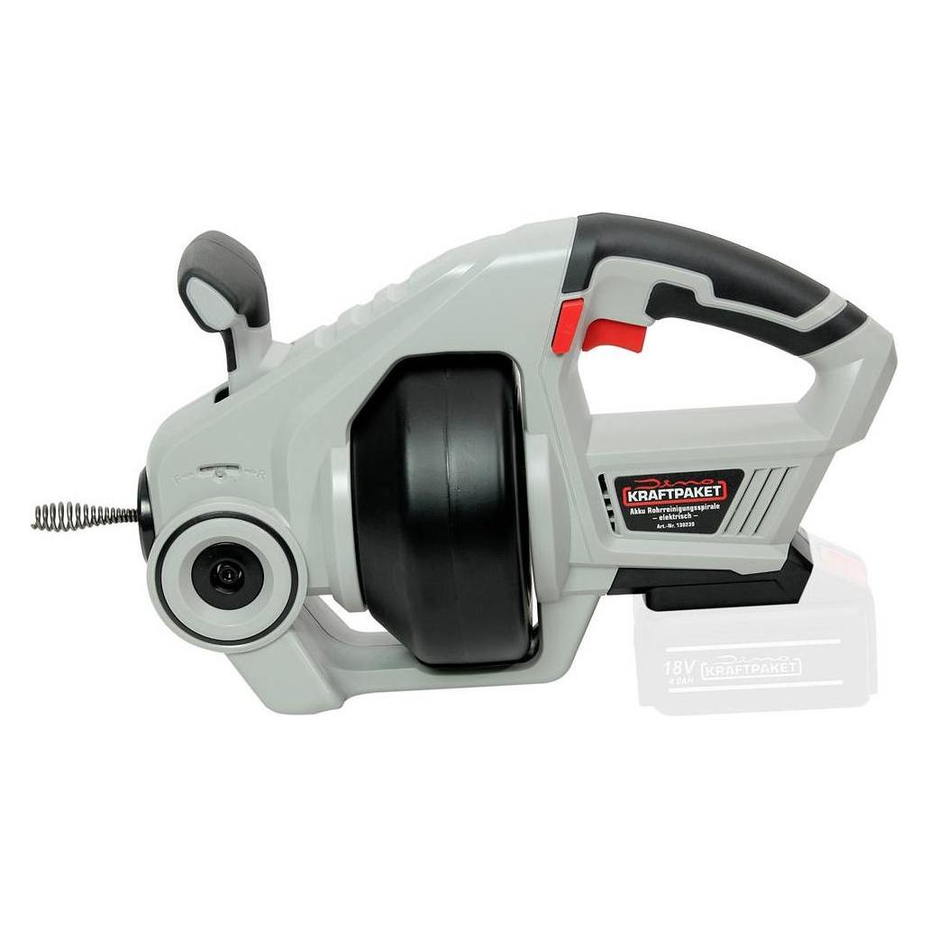 Dino KRAFTPAKET 18V-7m-15mm-450W-solo 130239 Rohrreinigungsgerät (1 Stk.) (130239)