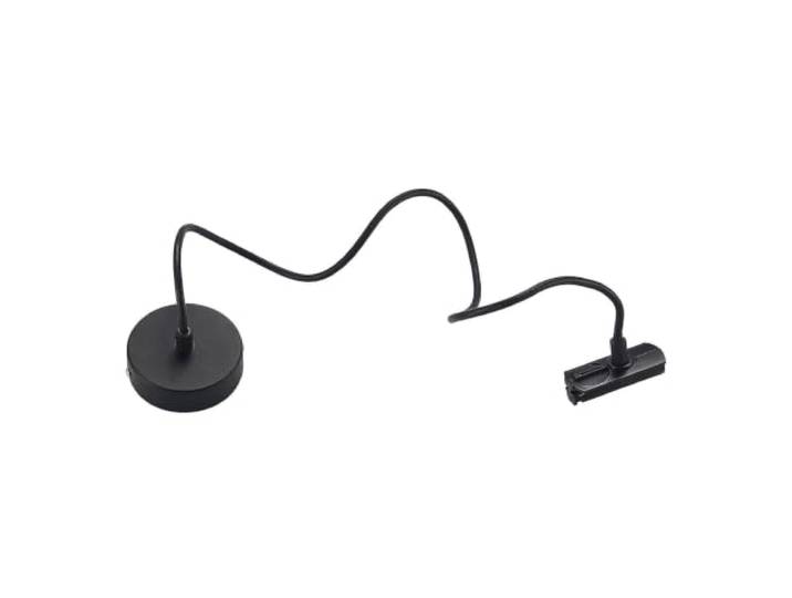 Lindby Luminaire sur rail électrique Linaro en Noir Métal e. a. pour Couloir\, Rail 1 phase projecteur