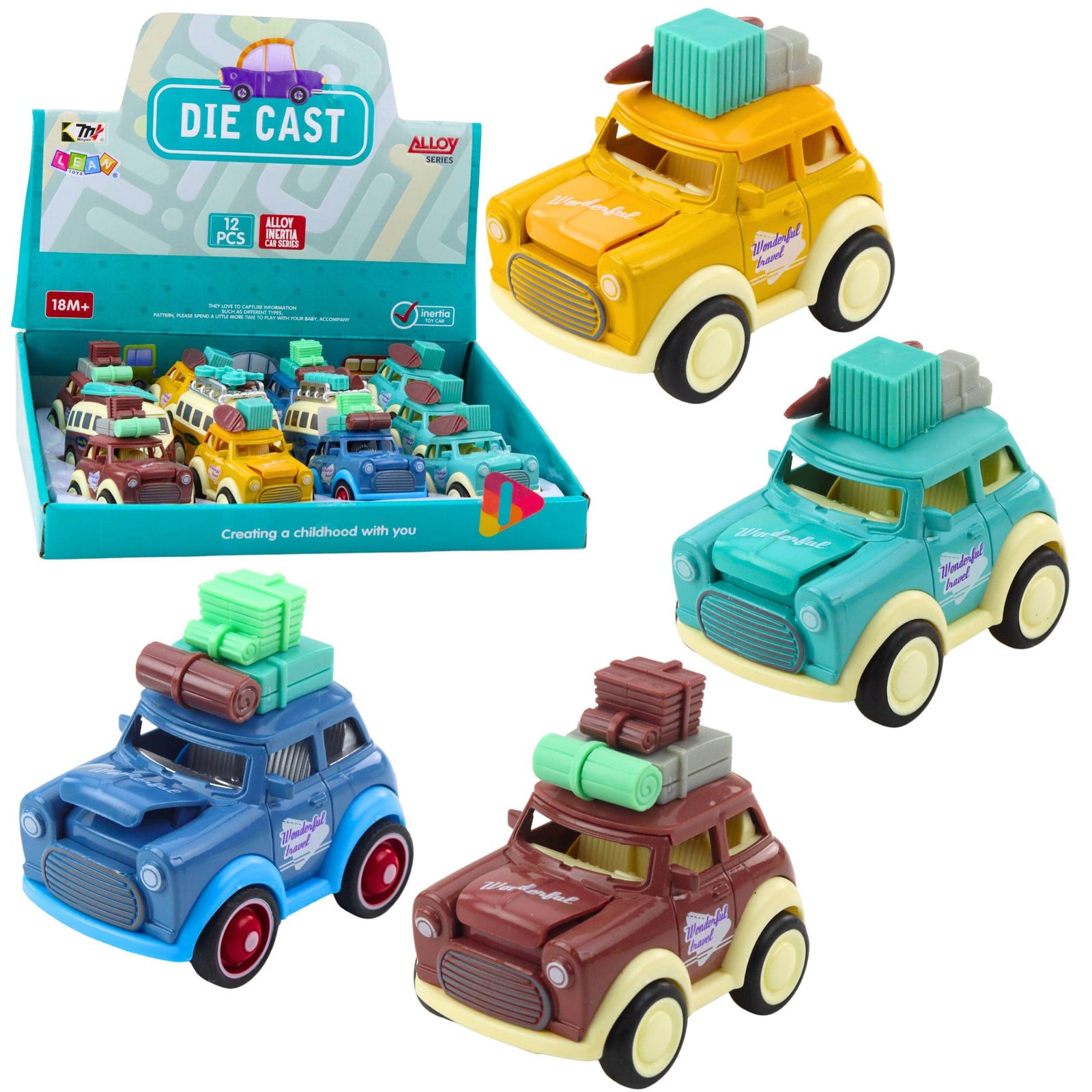 Lean Toys Metalen toerwagen stuiterkap Mix Drive