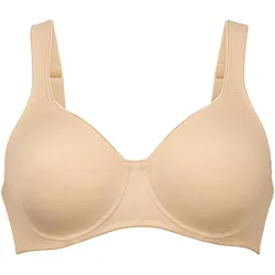 ROSA FAIA Damen BH - Twin, Bügel-BH, Mikrofaser, T-Shirt-BH, atmungsaktiv Beige / 85B