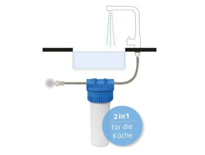 Maunawai Wasserfilter Maunawai Pi Tec 2 in 1, Wasserfilter Unterbau, Wasserfilter Küche