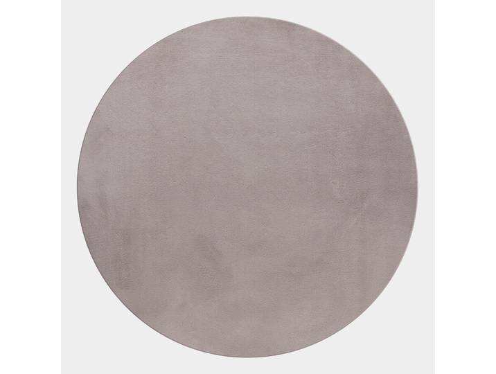 Hochflor-Teppich AYYILDIZ TEPPICHE POUFFY 5100 , auch als Läufer und Rund , beige, H:20mm Ø:200cm, Polyester, Teppiche, Hochflor-Teppich, Läufer, weicher glatter Softflor, Kaninchen Fell Haptik, waschbar