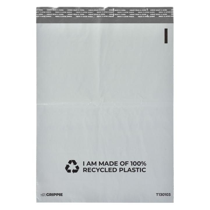 Grippie Green Dymo Grippie Postpose 100% Genanvendt 340x420mm Enkel Limstrimmel 100 Pak Hvid (340 x 420 mm, 100x) (T130103)