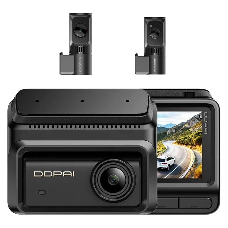 DDpai Z90T-Dashcam (Eingebautes Display, Eingebautes Mikrofon, GPS-Empfänger, Sprachsteuerung, 4K) (Z90T)