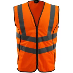 Warnschutz Verkehrsweste "WINGATE" Safe Supreme - M - fluororange