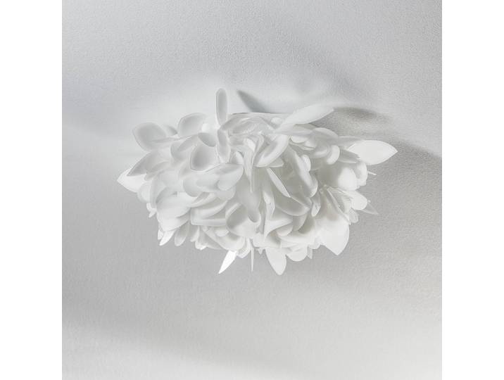 Slamp Designer Wandleuchte Veli, dimmbar, weiß / opal, für Wohn- / Esszimmer, Kunststoff, Design