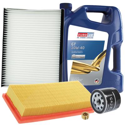 Bestprice Inspektionspaket Filtersatz SET A + 5l ÖL [Hersteller-Nr. 10493631] für Fiat