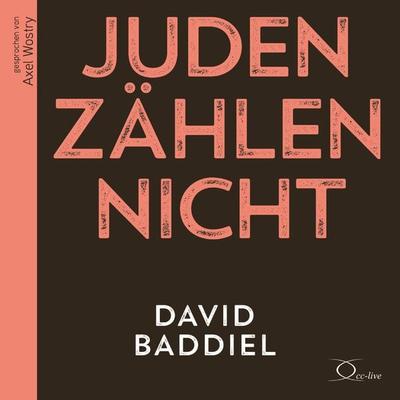 Juden zählen nicht - David Baddiel, CD, 9783956163289