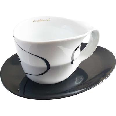 Luigi Colani Porzellan Jumbotasse loop black