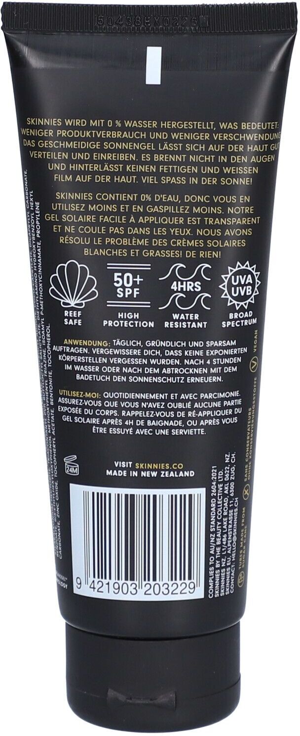 Skinnies Sonnengel Conquer Spf50 Tb 100 ml Gel