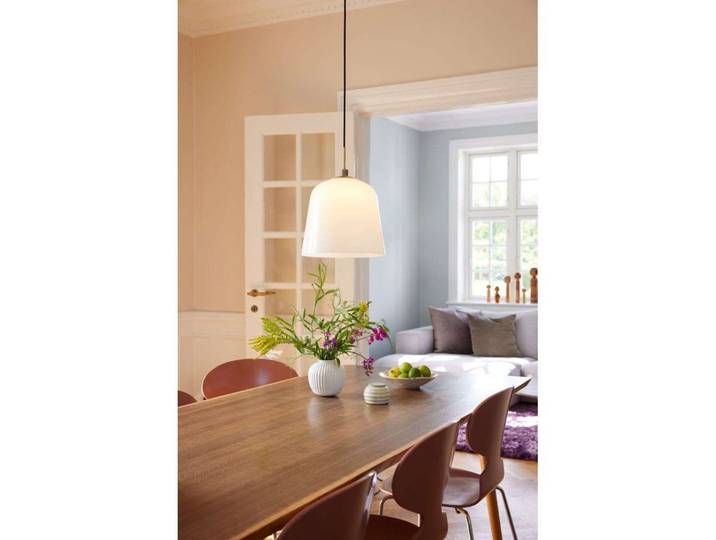 Room 49 Pendelleuchte Ø30 Antique Brass/Opal - Halo Design - Esszimmer - Glas