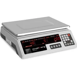 Steinberg Systems Kontrollwaage - 40 kg / 2 g - 33,7 x 23,1 cm - 6 LED