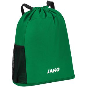 JAKO Turnbeutel Multibag One, sportgrün, mit Kordelzug, Bodenfach & Außentasche, aus Polyester, 45 cm