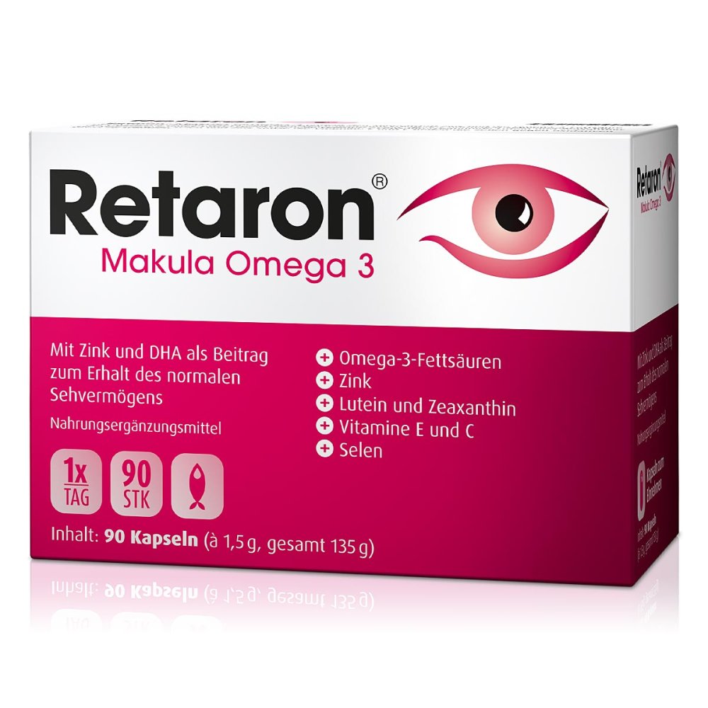 URSAPHARM Arzneimittel GmbH Retaron Makula Omega-3 Kapseln 19642876