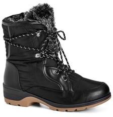 Wide Width Women's Sonya Cold Weather Boot by Cloudwalkers in Black (Size 7 W)
