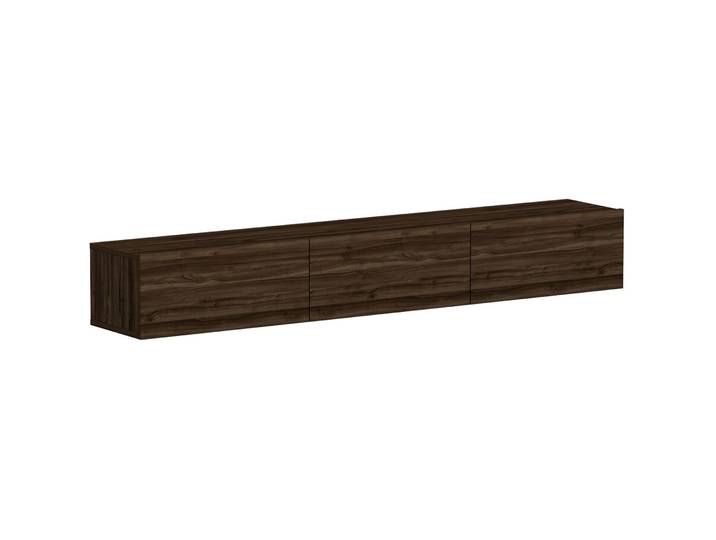 TV-Möbel Yasam Walnuss melaminbeschichteter Holzwerkstoff B 180 cm - TV-Möbel