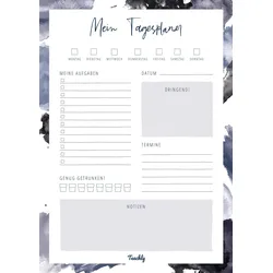 Teachly Tagesplaner DIN A4, blau