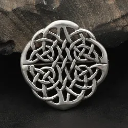 Drachensilber Silberschmuck Brosche Vierjahreszeiten keltischer Schmuck 925 Silber - Silber