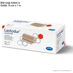 Lastodur weich/soft Langzugbinden 7 m x 6 cm (10 Stck.)