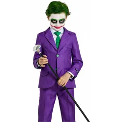 OppoSuits The Joker Anzug für Kinder violett (140, 146)