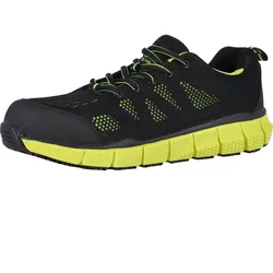 Sicherheitshalbschuhe S1P "SONIC STEP" lime - 41 - schwarz