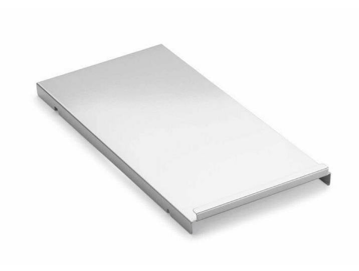 Naber Einbaumülleimer NABER Cox Gesamtdeckel silber 300 mm Unterschrank