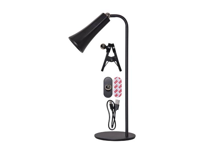 Tischleuchte Functional LED-Modul, IP20 , schwarz, H: 38cm, PARFORCE TRADITIONAL HUNTING, Leuchten, Tischleuchte