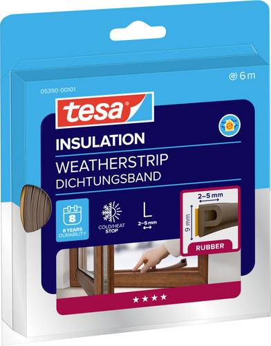 TESA P-PROFILE 05390-00101-00 Dichtband tesamoll Braun (L x B) 6m x 9mm 1St.