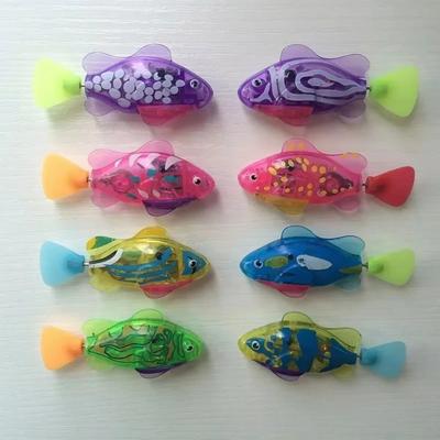 Uplift Picks LED Interactive Robot Fish Cat Toy Electric Swimming Fish For Hunting And Play l