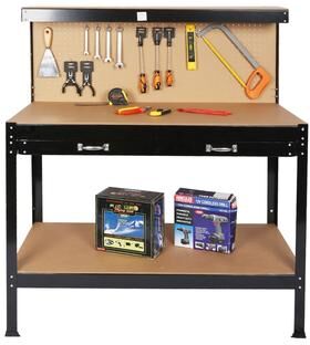 Justmaellc WOOD WORK BENCH 115cm - N/A