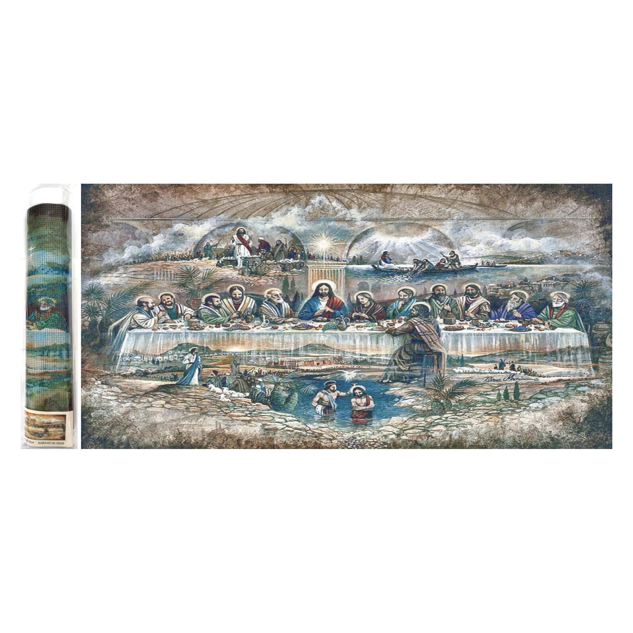 Norimpex Diamant-Gemälde Abendmahl 80x40cm (1009398)