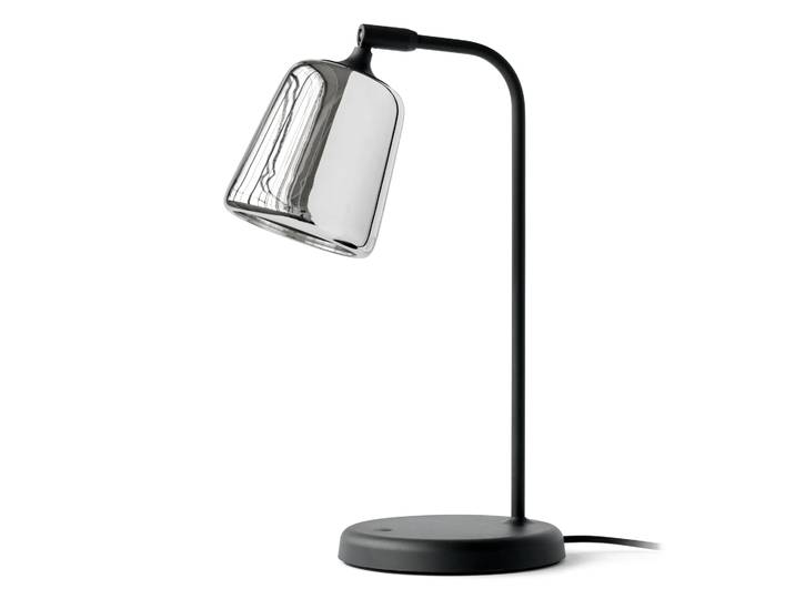New Works Material Tischleuchte Stainless steel