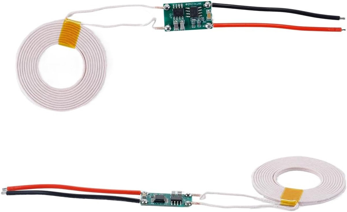 2 stuks draadloze oplader PCBA printplaat ontvanger 5V 2A module voor snel opladen van mobiele telefoons met zendermodule
