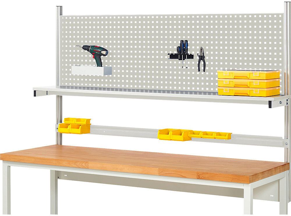 System-Aufbau-Komplettset 1, für Werkbank, Breite 2000 mm RAU