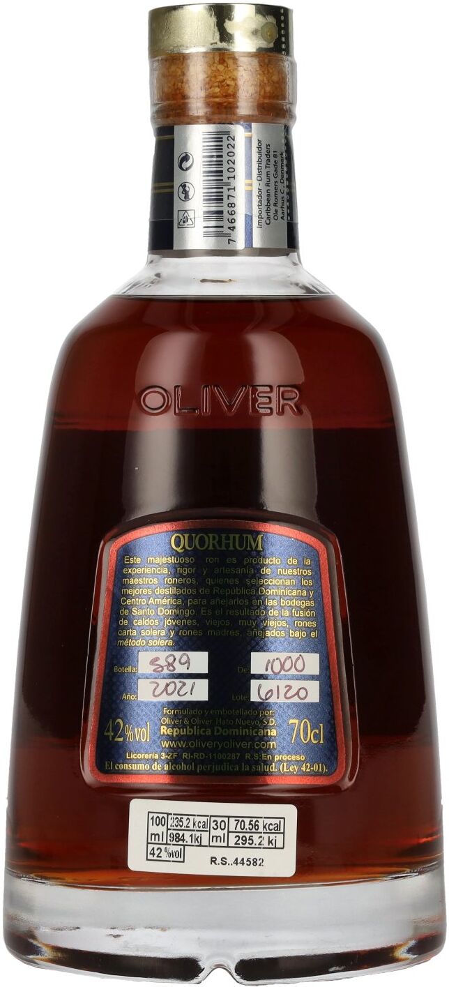 Ron Quorhum 30 Aniversario Travel Retail Special Edition 42% Vol. 0,7l