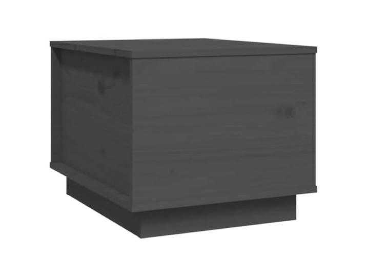 Favemtsl Couchtisch mit Hebeplatte 40x50x35 cm Massivholz Kiefer Grau Höhenverstellbarer Sofatisch aus Kiefernholz für das Wohnzimmer mit verstecktem Staufach für Ordentlichkeit.