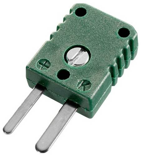 B + B Thermo-Technik Miniaturstecker Typ K, grün | -50...+120°C Grün Inhalt