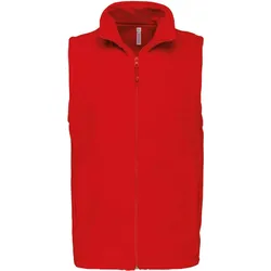 Kariban Herren Microfleece Gilet 'Luca' Bodywarmer K913 red S