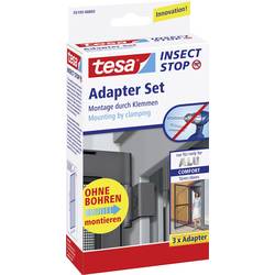 tesa 55193-03 Adapter Alu Comfort Fliegengitter Adapter-Set Passend für Marke (Tiervertreiber) Tesa Tesa Fliegengitter 3 St.