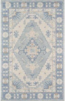 Momeni Anatolia Wool and Nylon Traditional Medallion Area Rug