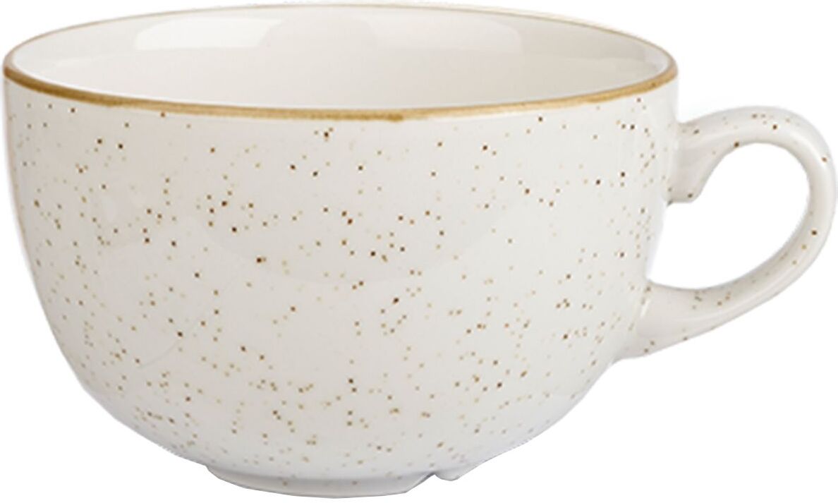 Churchill Tazza Cappuccino 28 Cl Stonecast Barley White