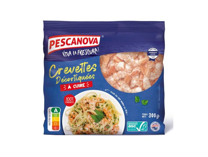 PESCANOVA Queues de Crevettes Cuites ASC 300g