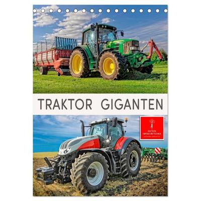Traktor Giganten (Tischkalender 2027 DIN A5 hoch), CALVENDO Monatskalender