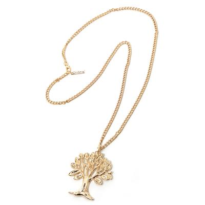 Lange Kette ÖKOBELLA "Vita", Damen, Gr. onesize, Metall, gold (goldfarbig), Basic, Halsketten, mit plastikfreiem Versand