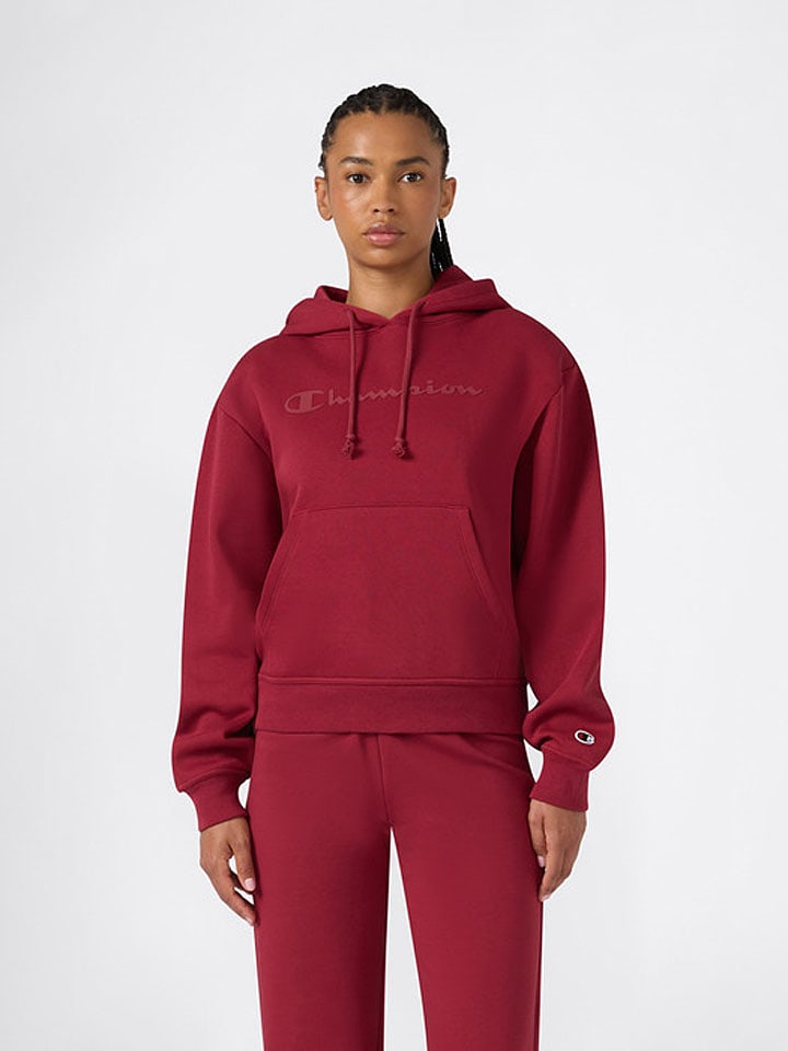 Champion Hoodie in Rot - XXL