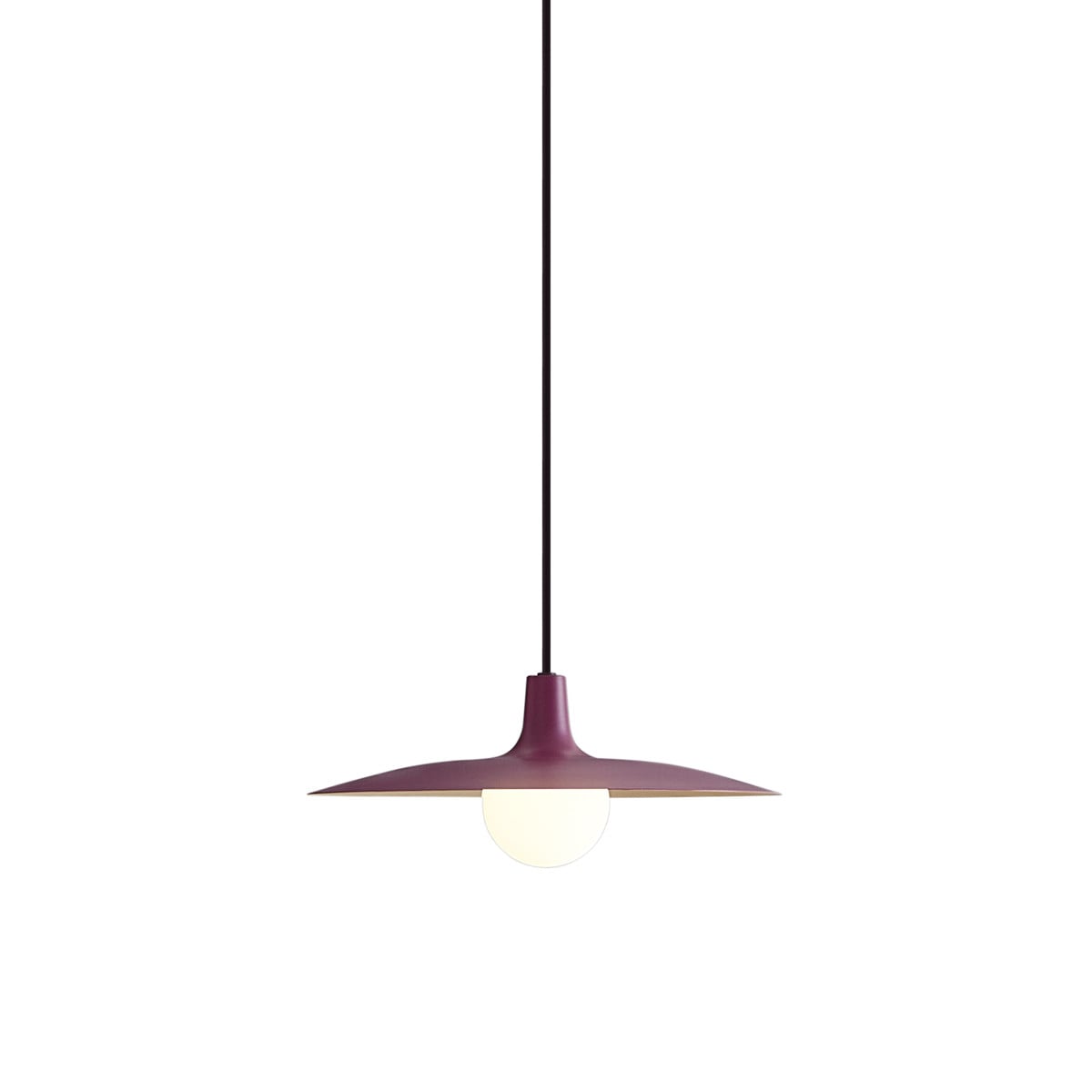 Qazqa Retro LED Hanglamp voor Railsysteem - Paars/Zwart